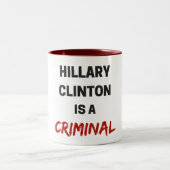 hillary clinton is a criminal mug (Centre)