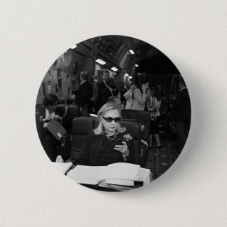 Hillary Clinton is een baas Ronde Button 5,7 Cm