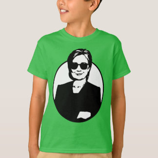 Hillary Clinton is een T-shirt van het Badass-Kind