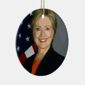hillary clinton keramisch ornament (Rechts)