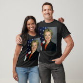 Hillary Clinton Mannen Basic Dark T-Shirt (Unisex)
