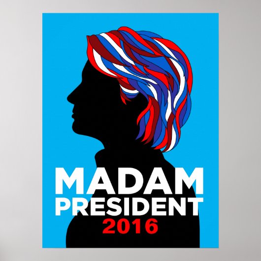 Hillary Clinton Mevrouw President 2016 Poster (M) (Voorkant)