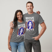 Hillary Clinton "Move Over Boys" Grey T-Shirt (Unisex)