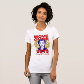 Hillary Clinton "Move Over Boys" T-shirt (Voorkant volledig)