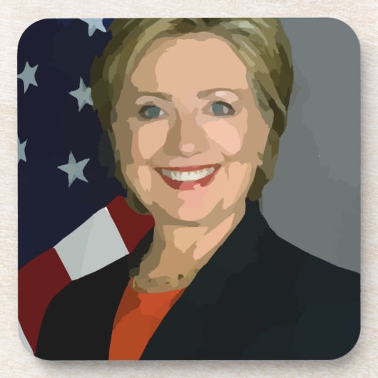 hillary clinton onderzetter (Voorkant)