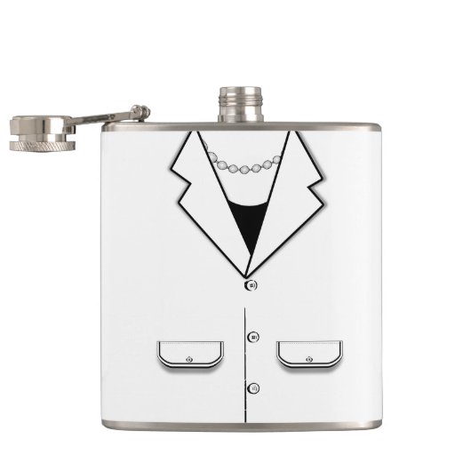 Hillary Clinton Pantsuit Plain Heupfles (Geopend)