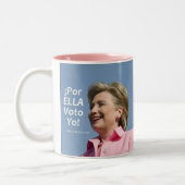 Hillary Clinton - Por Ella Voto Yo ! Tasse (Gauche)