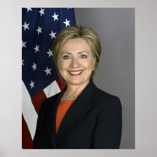 Hillary Clinton Poster (Voorkant)