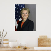 Hillary Clinton Poster (Keuken)