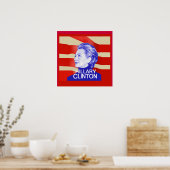 Hillary Clinton POSTER afdrukken (Keuken)