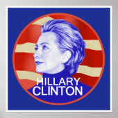 Hillary Clinton POSTER afdrukken (Voorkant)