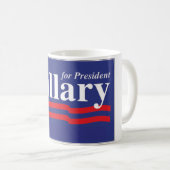 Hillary Clinton pour la tasse 2016 de président (Devant droit)