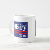 Hillary Clinton pour la tasse 2016 de président (Devant gauche)