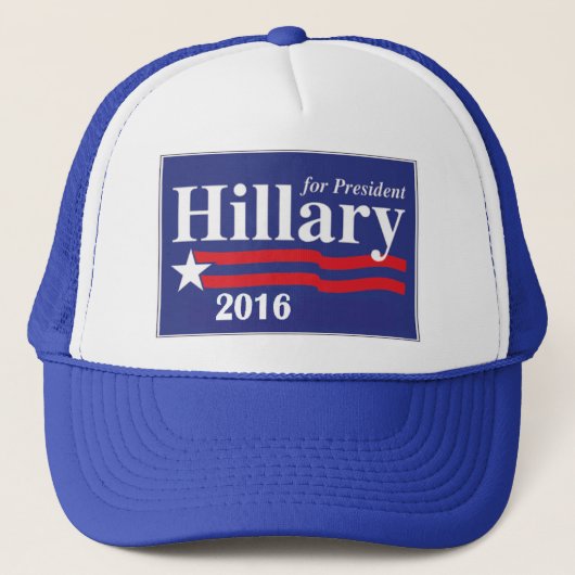 Hillary Clinton pour le casquette de président (Devant)