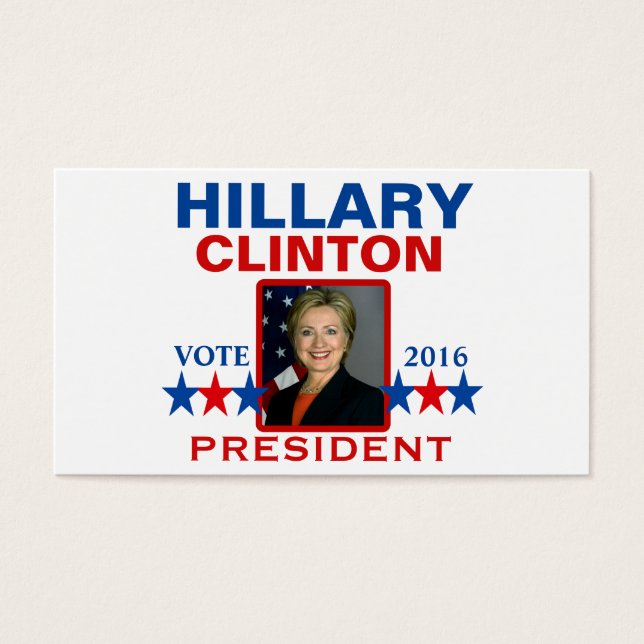 Hillary Clinton pour le président 2016 (Devant)