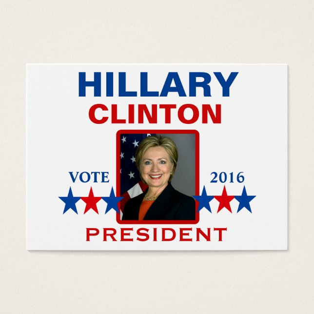 Hillary Clinton pour le président 2016 (Devant)