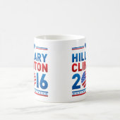 HILLARY CLINTON Pour Le Président 2016 Mug (Centre)