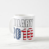 Hillary Clinton pour le président 2016 tasse (Devant gauche)