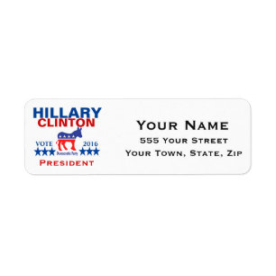 Hillary Clinton President 2016 Etiket