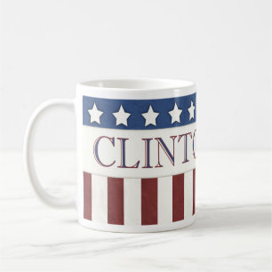 Hillary Clinton President 2016 Stars and Stripes Koffiemok