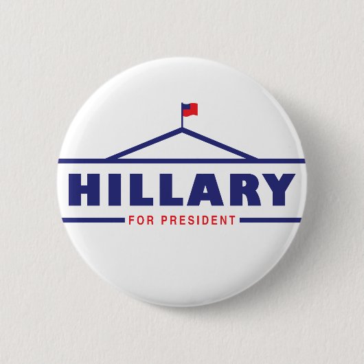 Hillary Clinton President in de Button van 2016 (Voorkant)