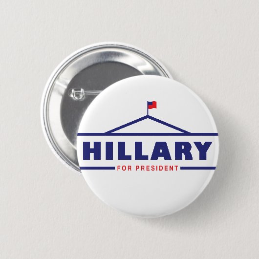 Hillary Clinton President in de Button van 2016 (Voorkant /achterkant)