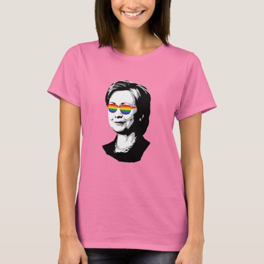 Hillary Clinton Pride 2016 - LGBT - T-shirt (Voorkant)