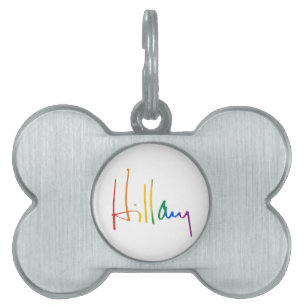 HILLARY CLINTON PRIDE -.png Huisdieren Naamplaatje