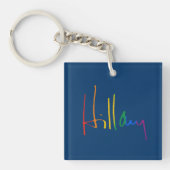 HILLARY CLINTON PRIDE SLEUTELHANGER (Voorkant)