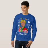 Hillary Clinton Red Ugly KerstSweater Trui (Voorkant volledig)