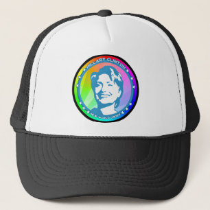 hillary clinton regenboog trucker pet