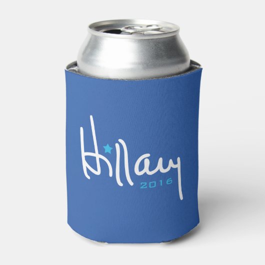 Hillary Clinton Signature Blikjeskoeler (Blikje Voorkant)