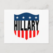 hillary clinton sterren en strepen briefkaart (Voorkant)