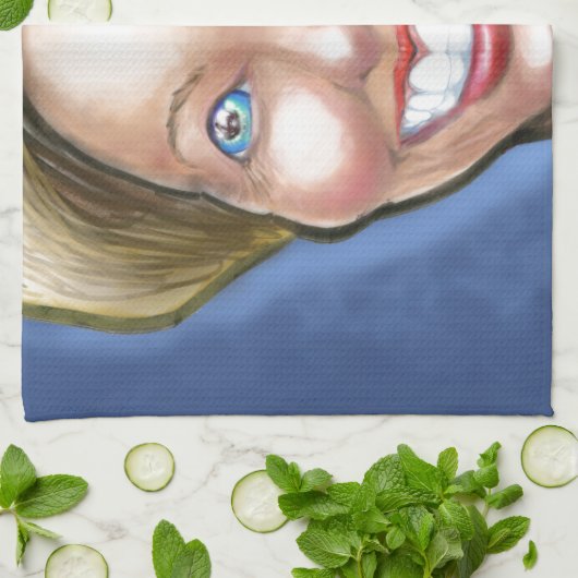 Hillary Clinton Theedoek (Gevouwen)