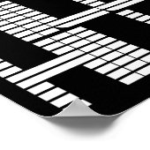 Hillary Clinton type stack Poster (Hoek)