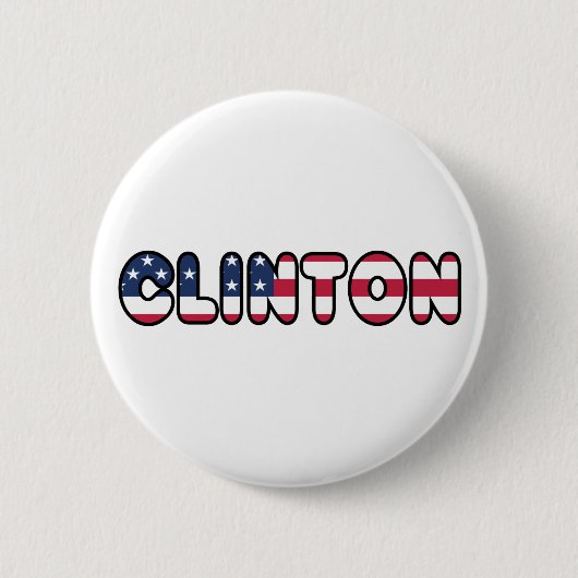 Hillary Clinton USA President Verkiezingen 2016 Ronde Button 5,7 Cm (Voorkant)