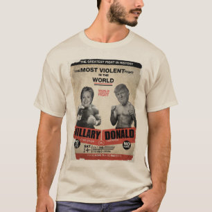 Hillary Clinton versus Donald Trump T-shirt Funny