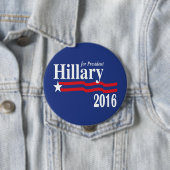 Hillary Clinton voor de Button van President 2016 (In situ)