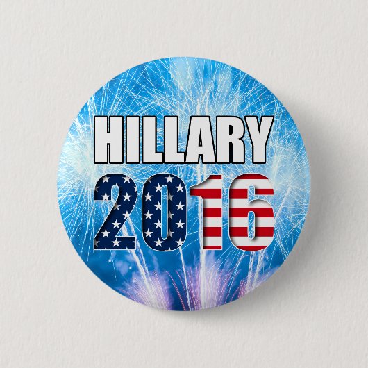 Hillary Clinton voor de Button van president 2016 (Voorkant)