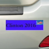 Hillary Clinton voor president 2016-bumpersticker Bumpersticker (Op auto)