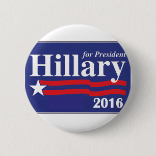 Hillary Clinton voor President 2016 Button Pin