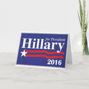 Hillary Clinton voor President 2016 Kaart