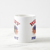 Hillary Clinton Voor President 2016 Koffiemok (Center)
