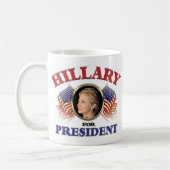 Hillary Clinton Voor President 2016 Koffiemok (Links)