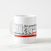 Hillary Clinton voor President 2016 Koffiemok (Voorkant links)