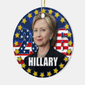Hillary Clinton voor president 2016 Ornament (Links)