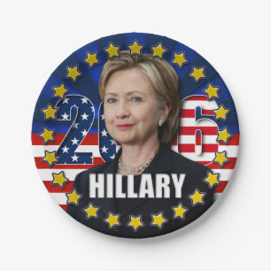 Hillary Clinton voor president 2016 Papieren Borde Bordje