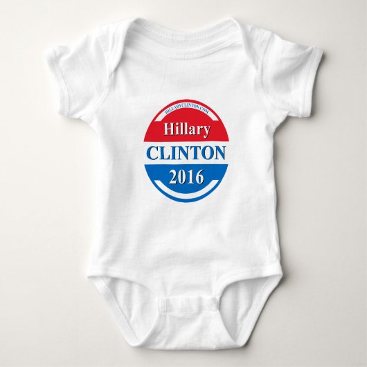Hillary Clinton voor President 2016 Romper (Voorkant)