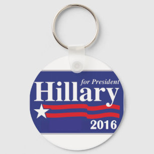Hillary Clinton voor President 2016 Sleutelhanger