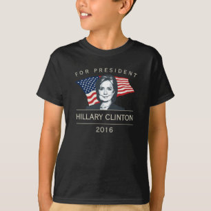 Hillary Clinton voor president 2016 T-shirt